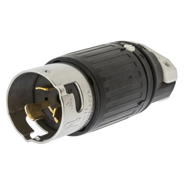 50A 250V, 2Pole 3Wire, Male Plug