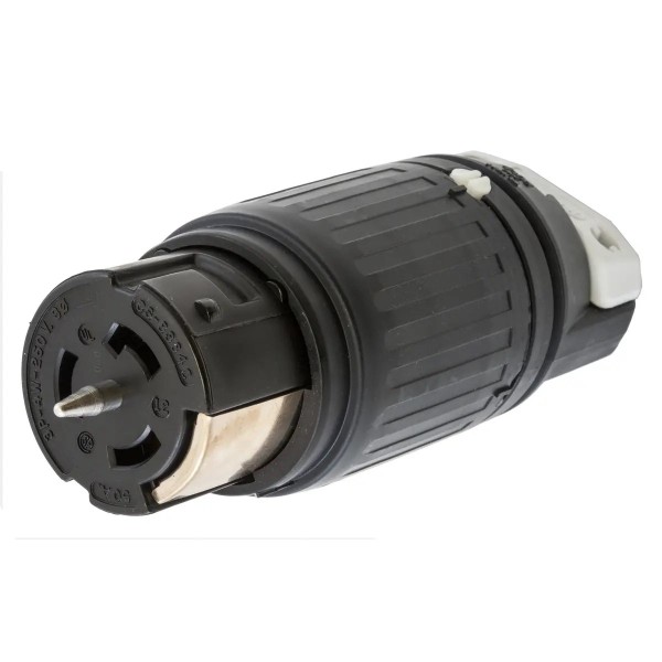 50A 250V AC,  3pole 4wire, 3-Phase, Female Connector