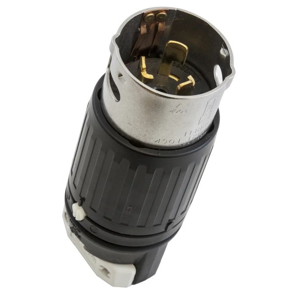 50A 250V ,3pole 4wire, 3-Phase, Male Plug