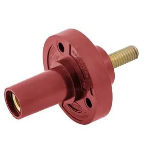 Panel Mount Mini 150A Stud Female, Red