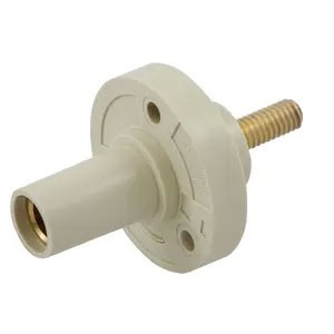 Panel Mount Mini 150A Stud Female, White