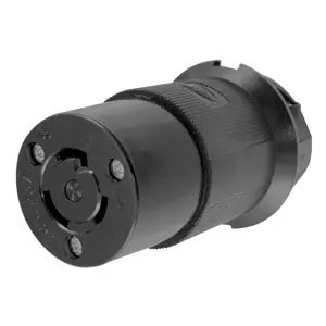 Twist-Lock® 20A 125V 2-Pole/3-Wire Female Connector, Black