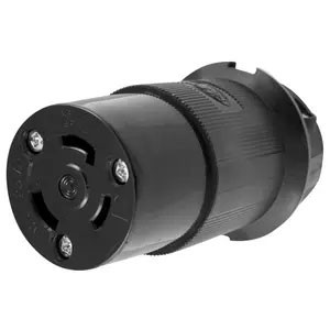 Twist-Lock® 30A 125V 2-Pole/3-Wire Female Connector, Black