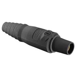 Cam #6 - 2/0 300A 600V Connector Female, Black
