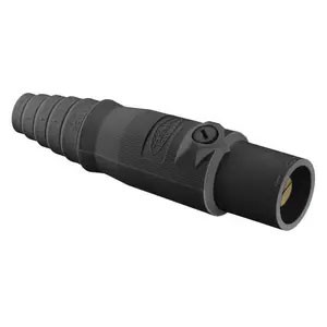 Cam #6 - 2/0 300A 600V Connector Male, Black