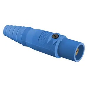 Cam #6 - 2/0 300A 600V Connector Male, Blue