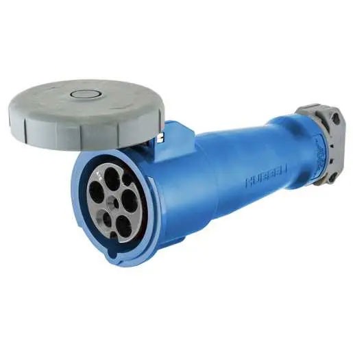 Pin and Sleeve 100A 120/208V 3-Phase, 4-Pole 5-Wire Female Connector, Blue