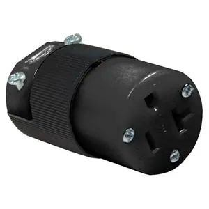 20A 125V Female Connector, Black
