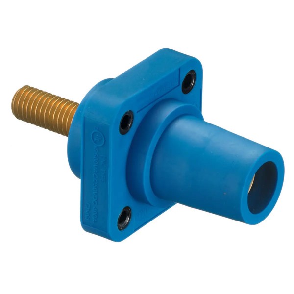 Panel Mount Stud 4/0 300/400A 600V Female, Blue