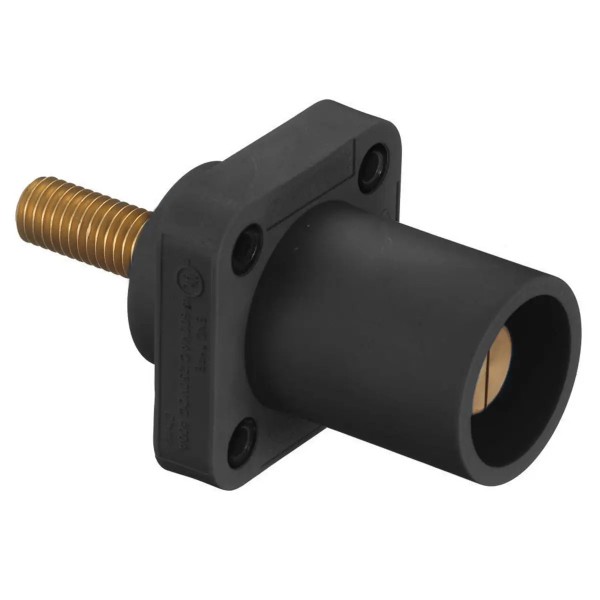 Panel Mount Stud 4/0 300/400A 600V Male, Black