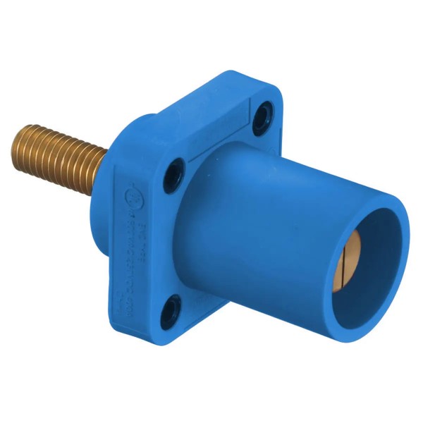 Panel Mount Stud 4/0 300/400A 600V Male, Blue