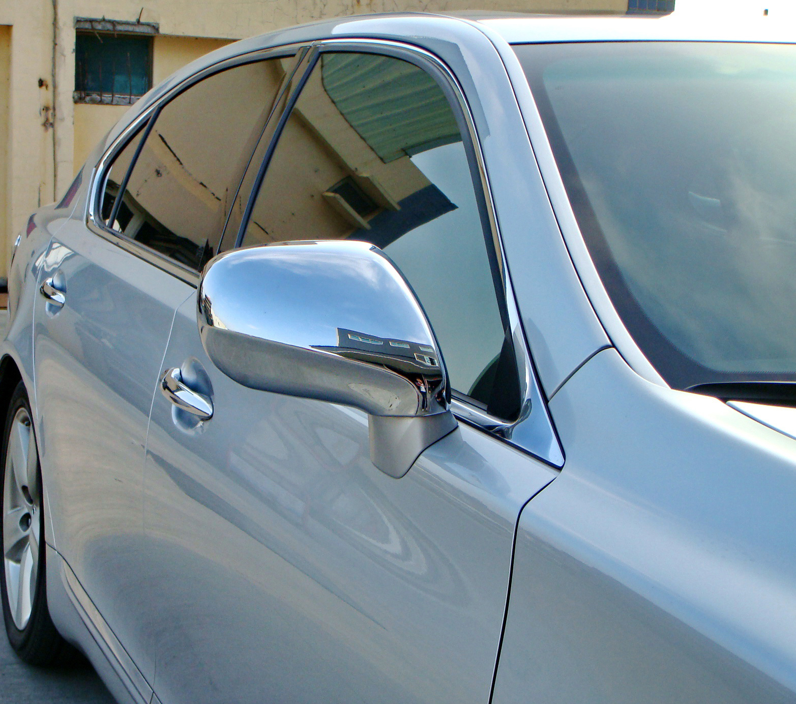 宝山TOMOSレクサス Chrome Side Door Mirror Covers For Lexus LS LS460 2006-2009