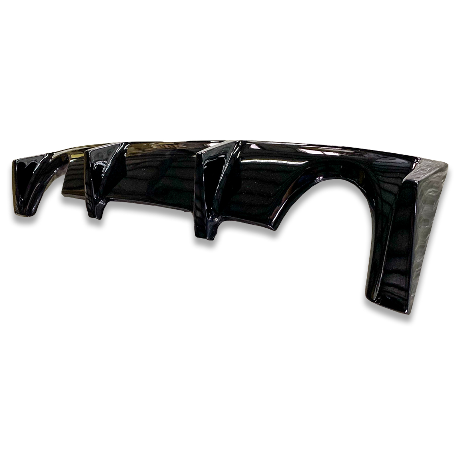 Painted Black(Custom OK) OE Style Rear Bumper Diffuser For Nissan