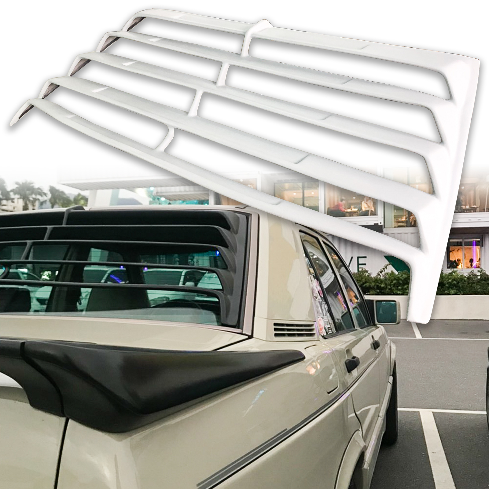 MB-190E-16Vコスワースフロントバンパーリヤーバンパー販売 FRP TKYO Front Splitter > Mercedes-Benz 190E (W201) 88-93 | VSaero