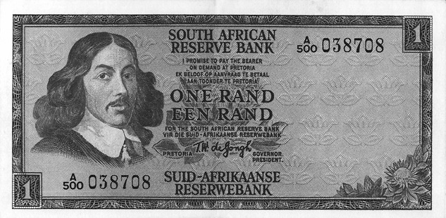 1966-1972 South Africa 1 Rand values and price guide