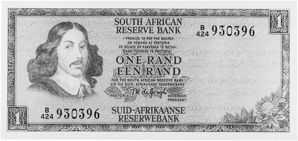 1973-1975 South Africa 1 Rand values and price guide