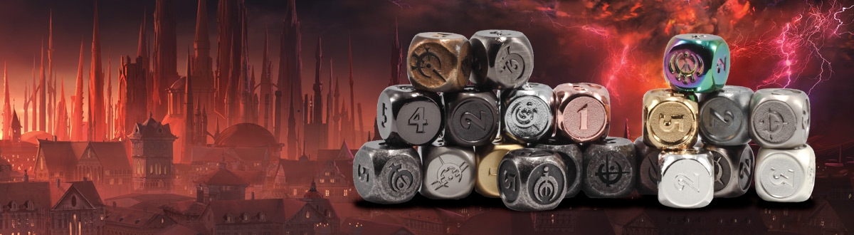 Mistborn Metal Dice By Crafty Games