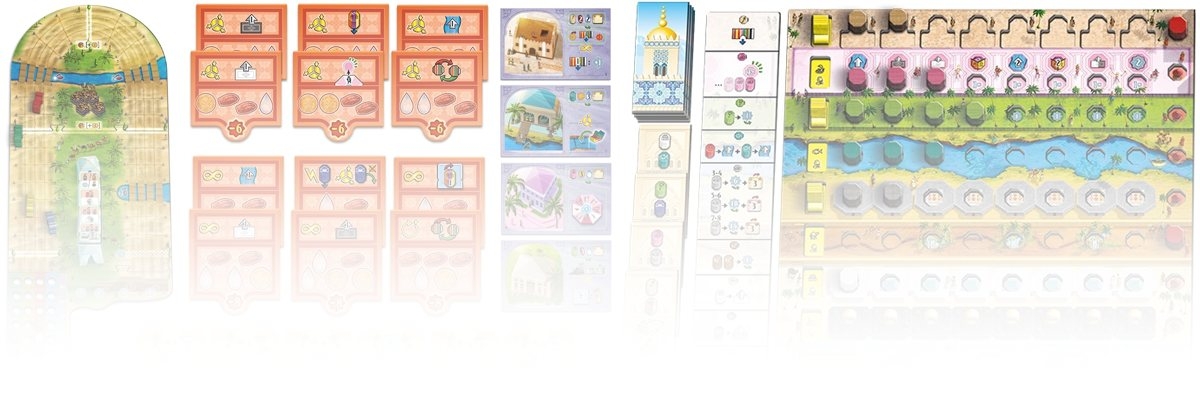 Queen Games Marrakesh Expansion 1: Camels & Nomads - 6 New Modules For Board Game