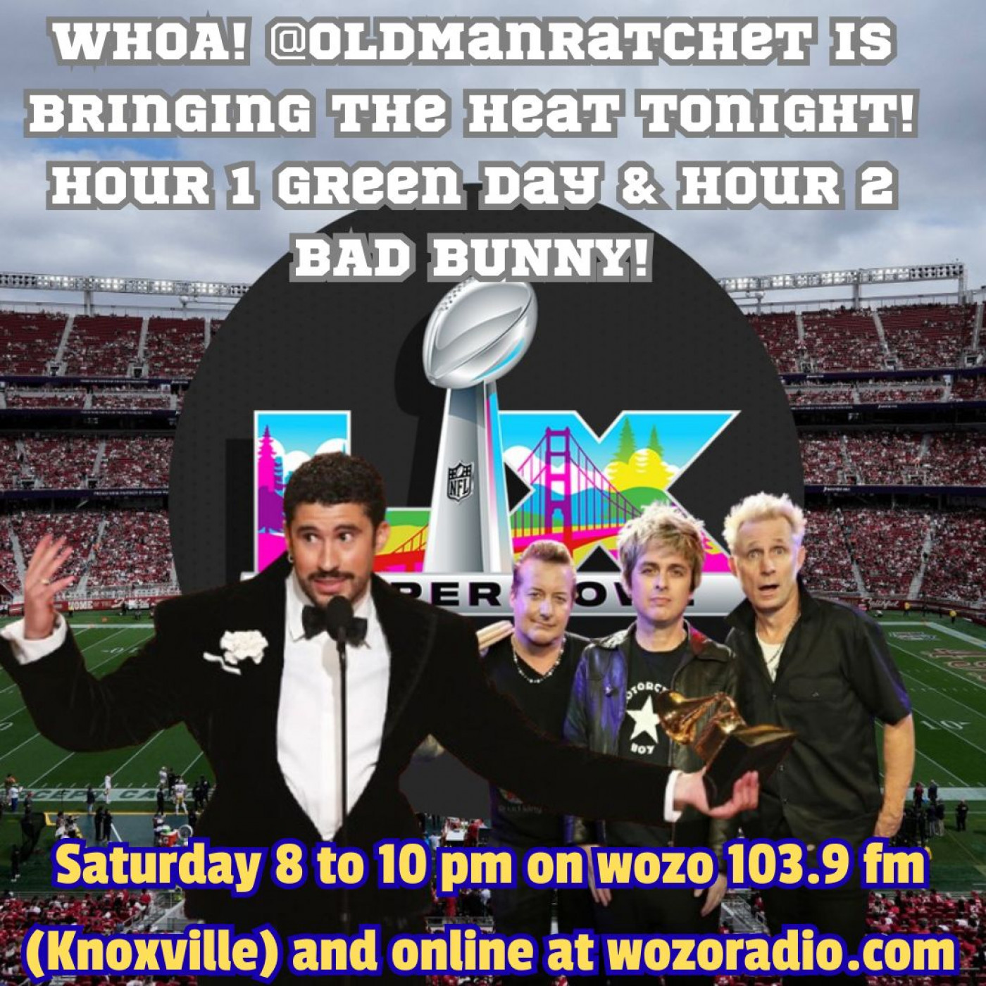 The Land of Make Believe with Old Man Ratchet Aired 2.7.26 Hour 2 Superb Owl 60 Bad Bunny episode artwork