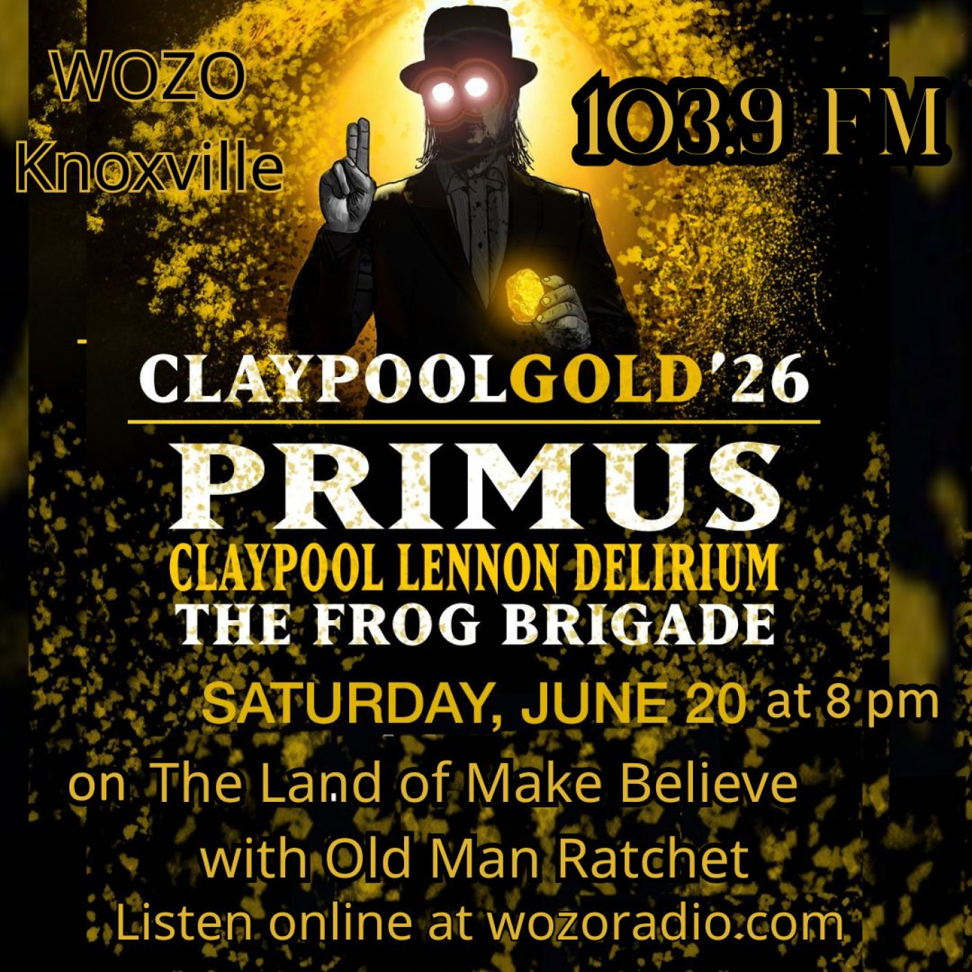The Land of Make Believe with Old Man Ratchet Aired 6.20.26 Claypool Gold Hour 1 episode artwork