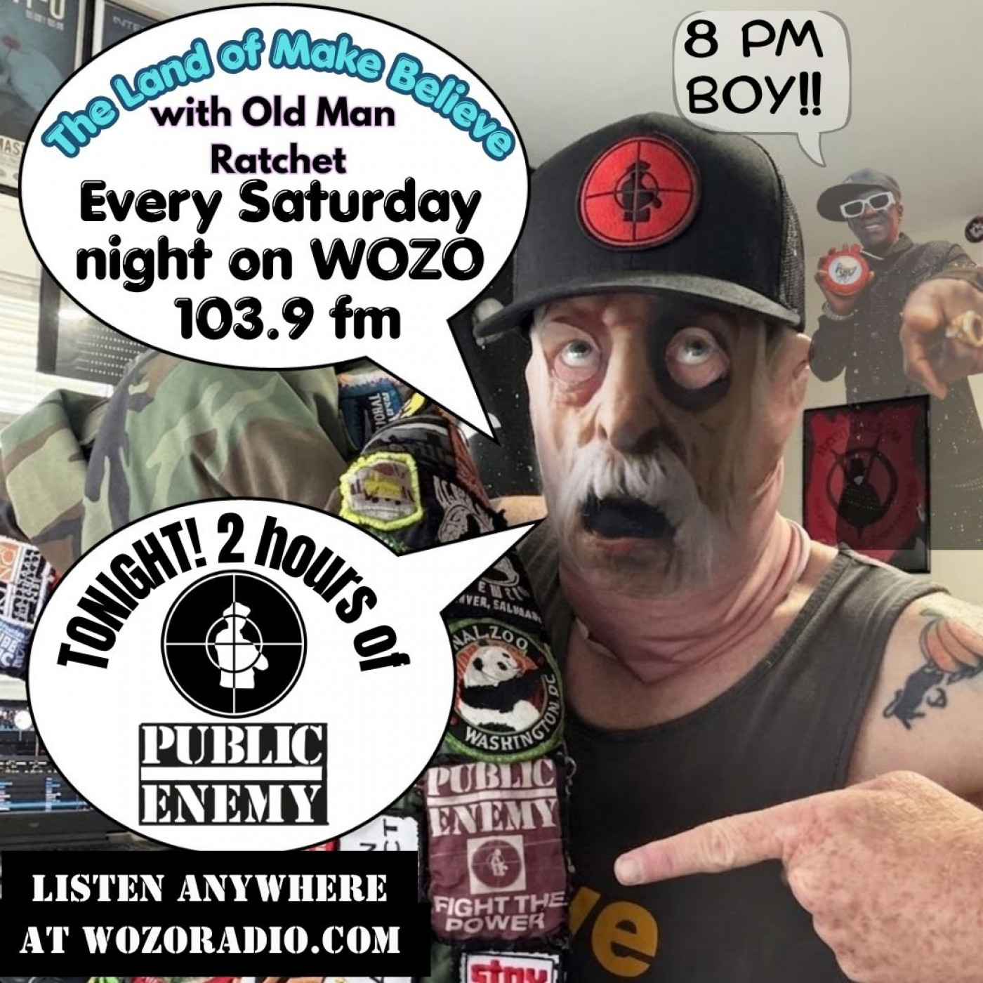 The Land of Make Believe with Old Man Ratchet Aired 8.29.26 Public Enemy Hour 1