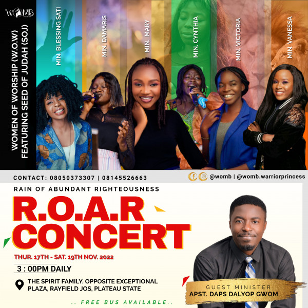 Womb R.O.A.R Concert - WOW (Wings of worship)
