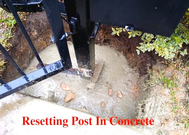 Resetting Post in Concrete