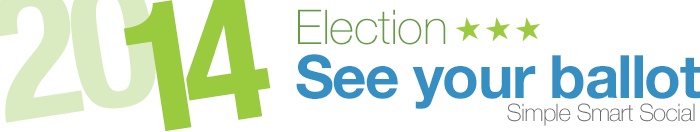 See your ballot for the 2014 Primary Election. Simple, smart, social.