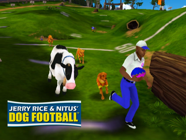 jerry rice and nitus dog football jerry rice and nitus dog football