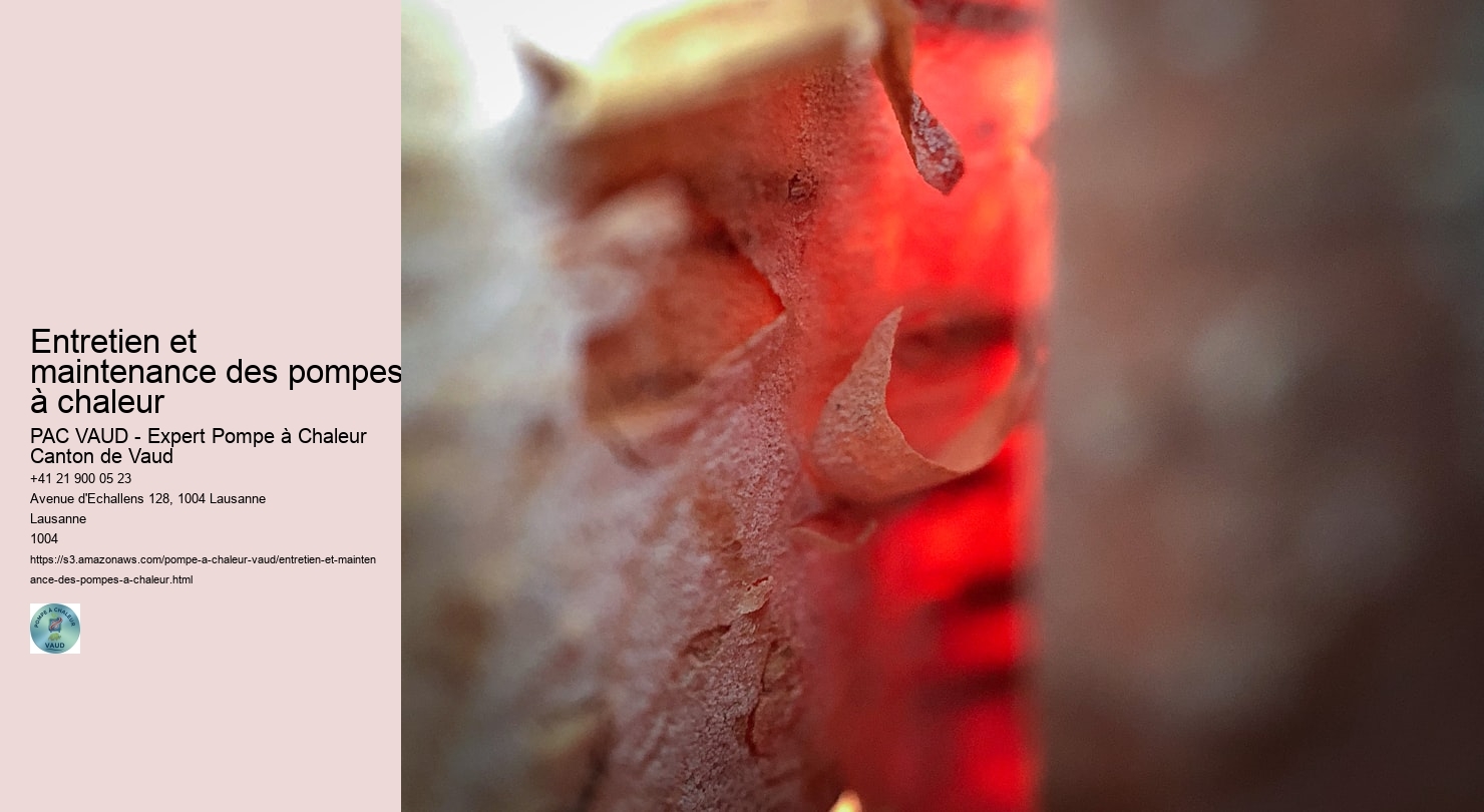 Entretien et maintenance des pompes à chaleur