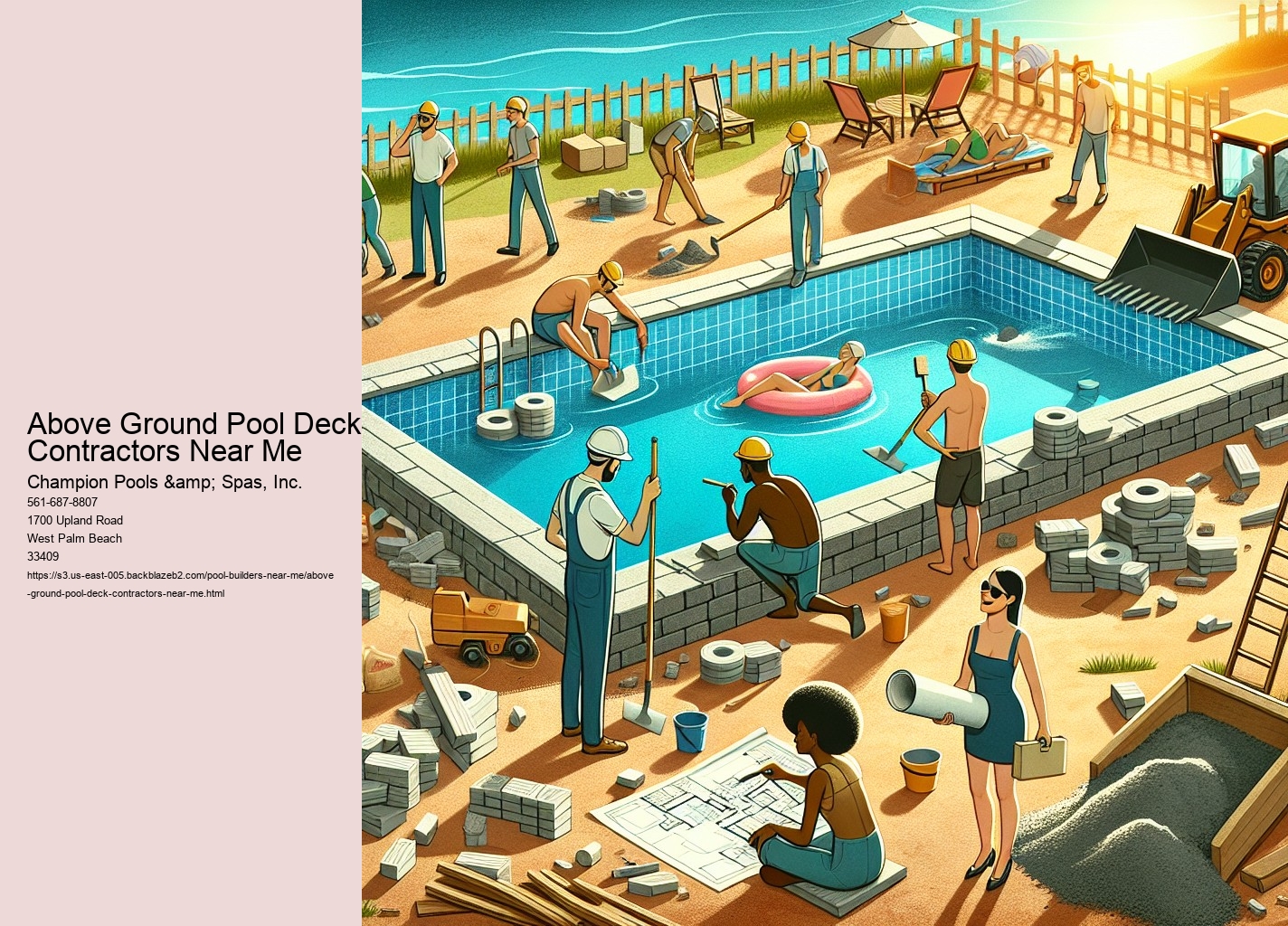 Above Ground Pool Deck Contractors Near Me