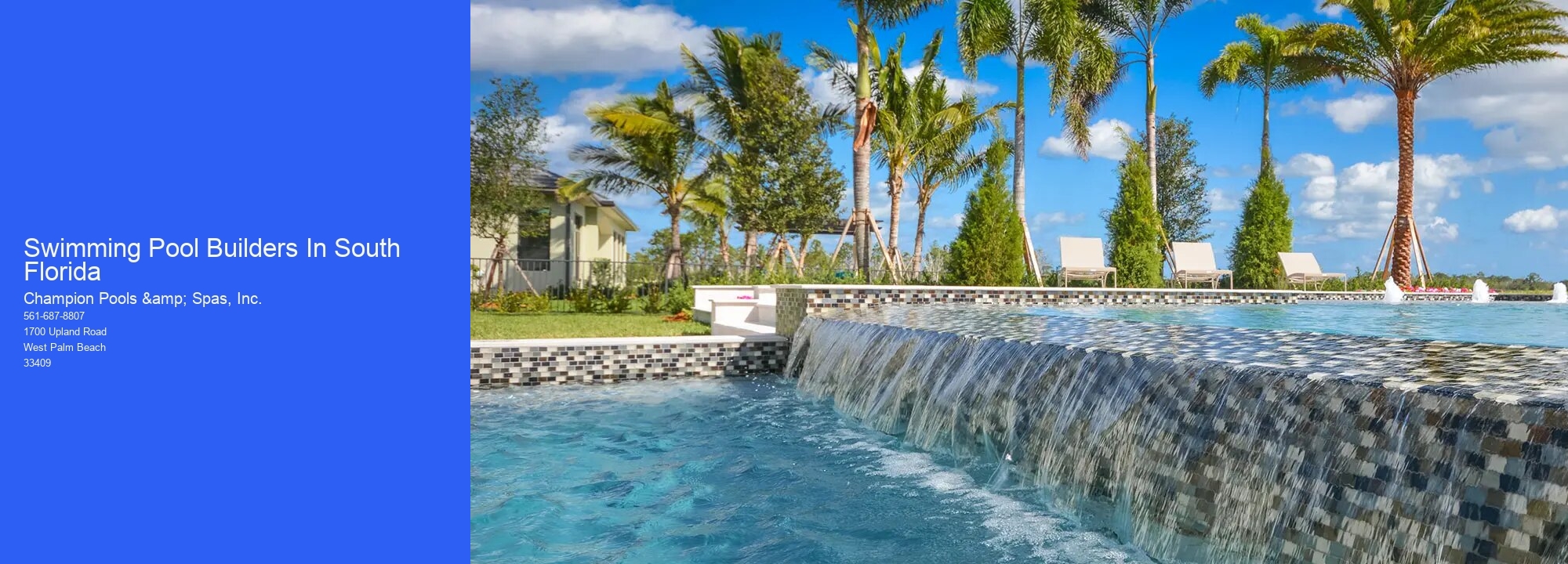 Swimming Pool Builders In South Florida