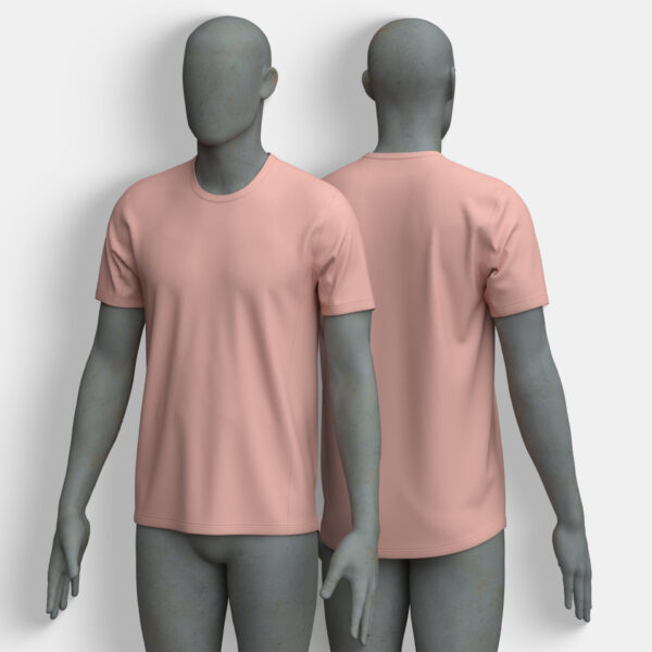 Men's Printed Color Block Tee