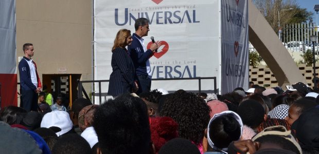 Responsável pelo trabalho da Universal na África do Sul, o Bispo Marcelo Pires abriu a cerimônia