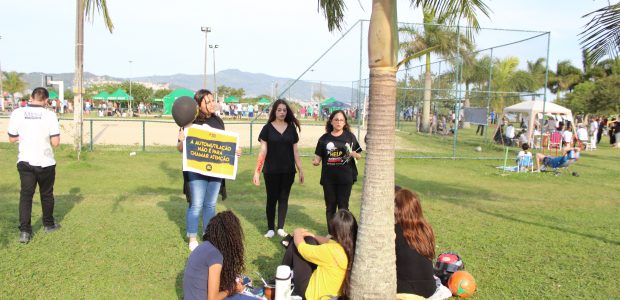 Em Santa Catarina, voluntários abordaram pessoas