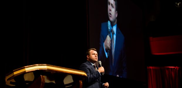 O Bispo Marcio Carotti, responsável pelo trabalho evangelístico da Universal na comunidade brasileira, nos Estados Unidos, esteve presente no encontro