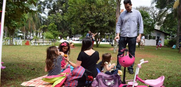 Estiveram presentes os pais e alunos do grupo