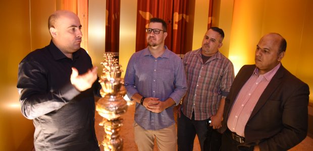 Os visitantes aprenderam sobre a história do verdadeiro cristianismo e o Santuário