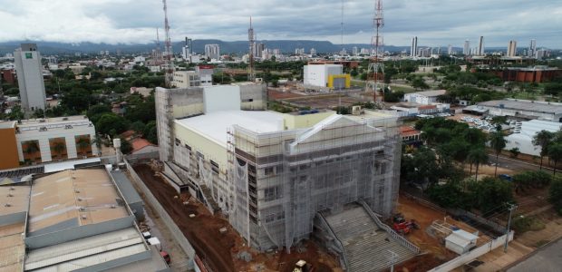 A obra teve início em Janeiro de 2018