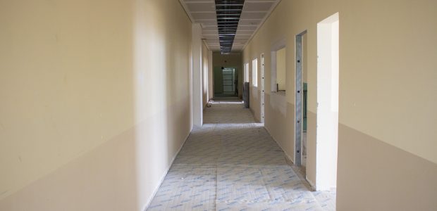 Obra está na fase acabamento