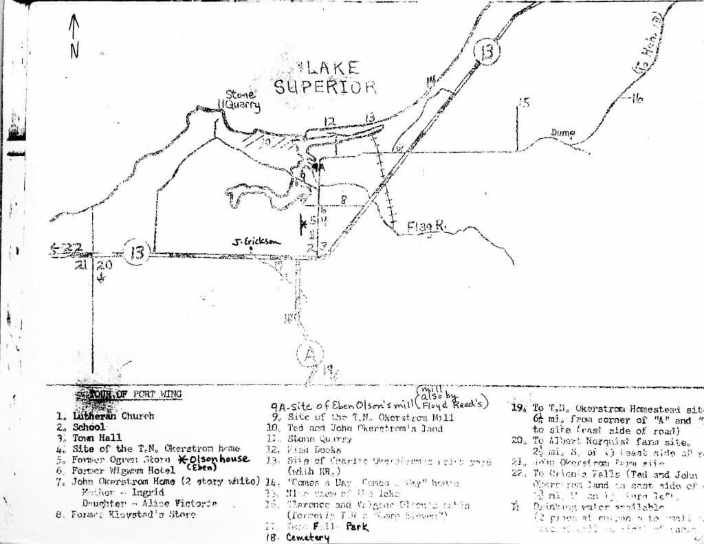 First "Curator's Corner" Port Wing Historical Society