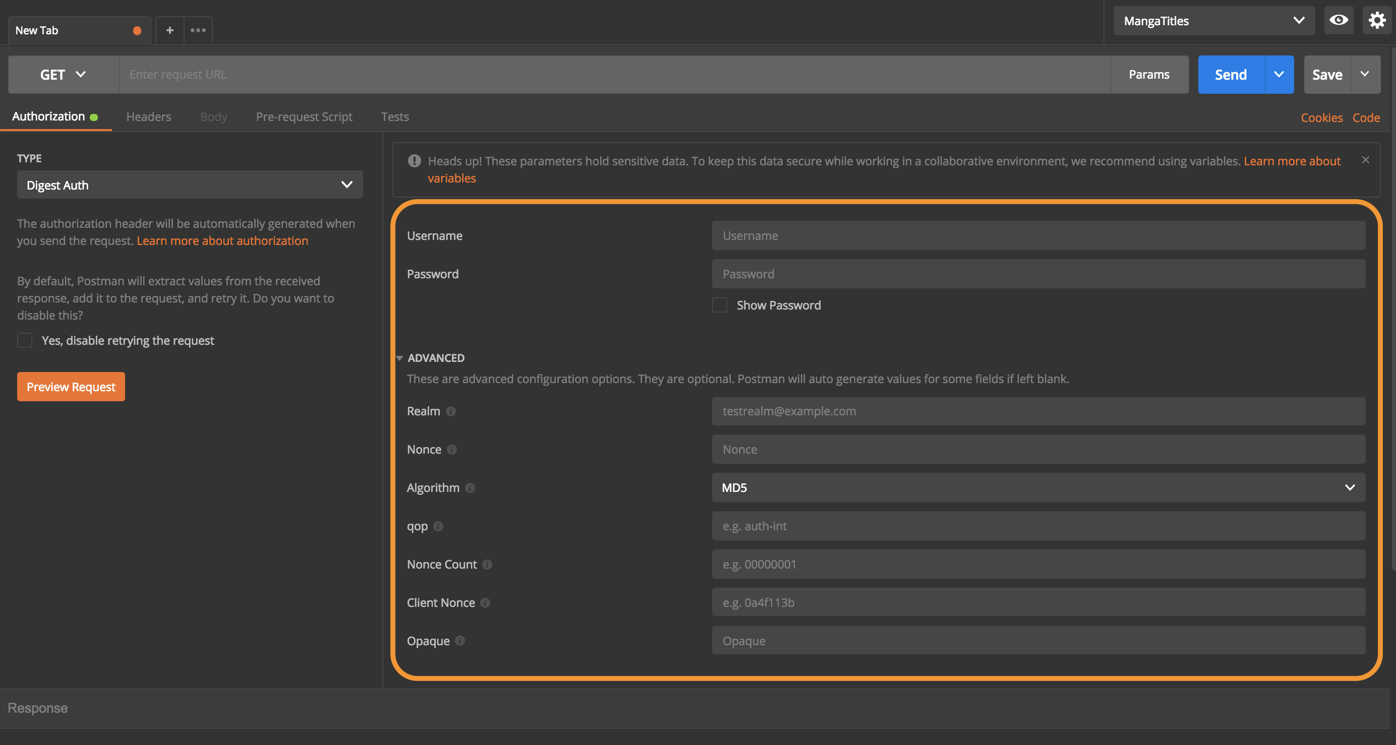 Set Bearer Token in Postman