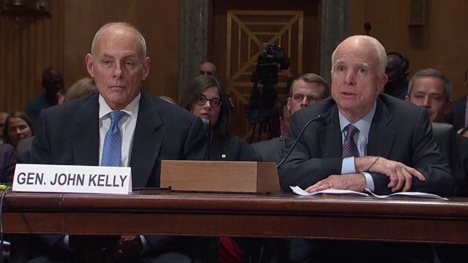 Image result for PHOTOS OF MCCAIN AND GENERAL KELLY