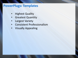 PowerPoint Template - Print Slide