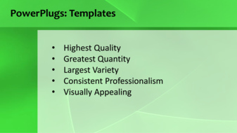 PowerPoint Template - Print Slide