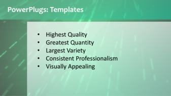 PowerPoint Template - Print Slide