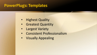 PowerPoint Template - Print Slide