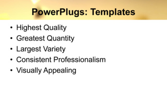 PowerPoint Template - Print Slide