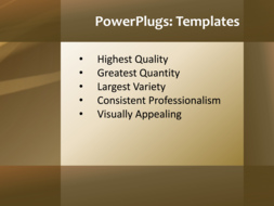 PowerPoint Template - Print Slide