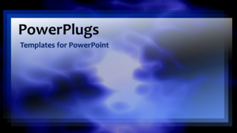  Presentation with moving - An abstract background of moving figures in blue color